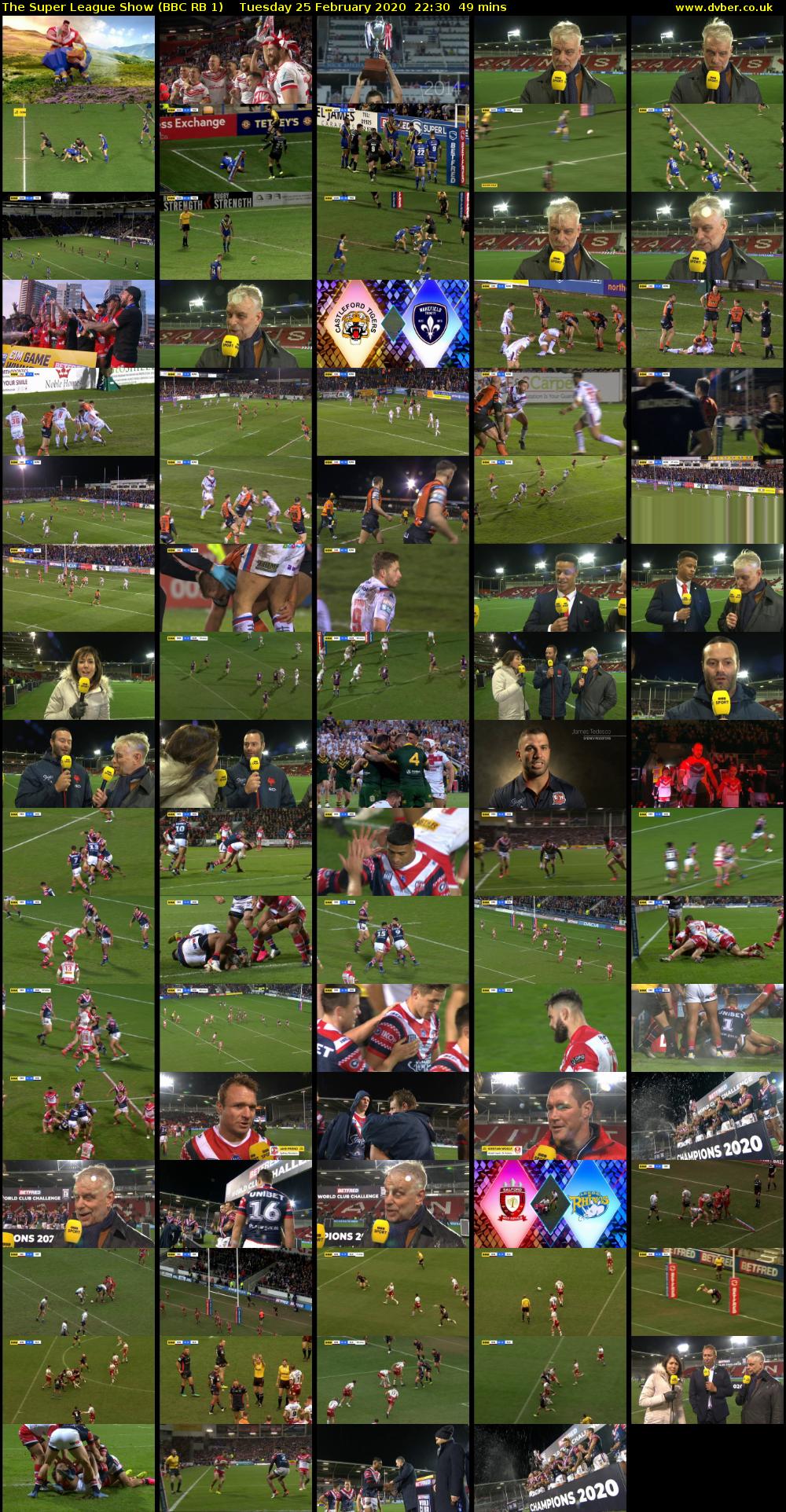 The Super League Show (BBC RB 1) Tuesday 25 February 2020 22:30 - 23:19