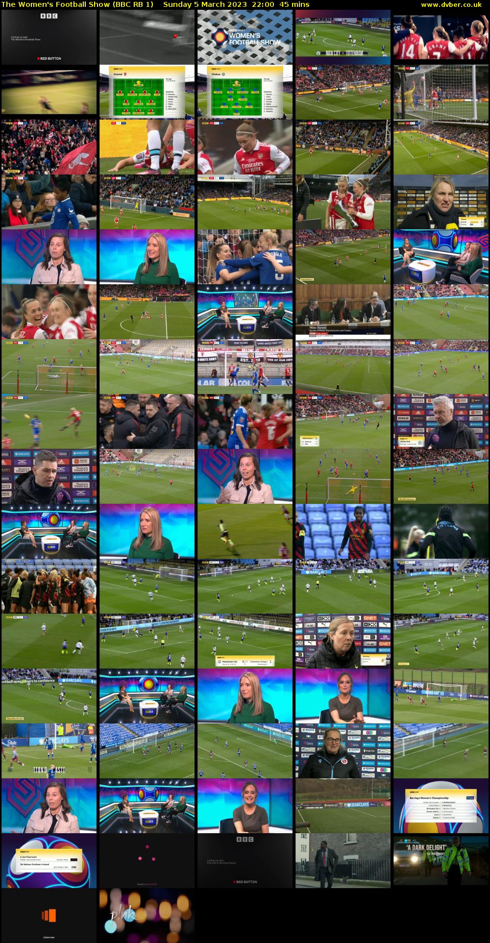 The Women's Football Show (BBC RB 1) Sunday 5 March 2023 22:00 - 22:45