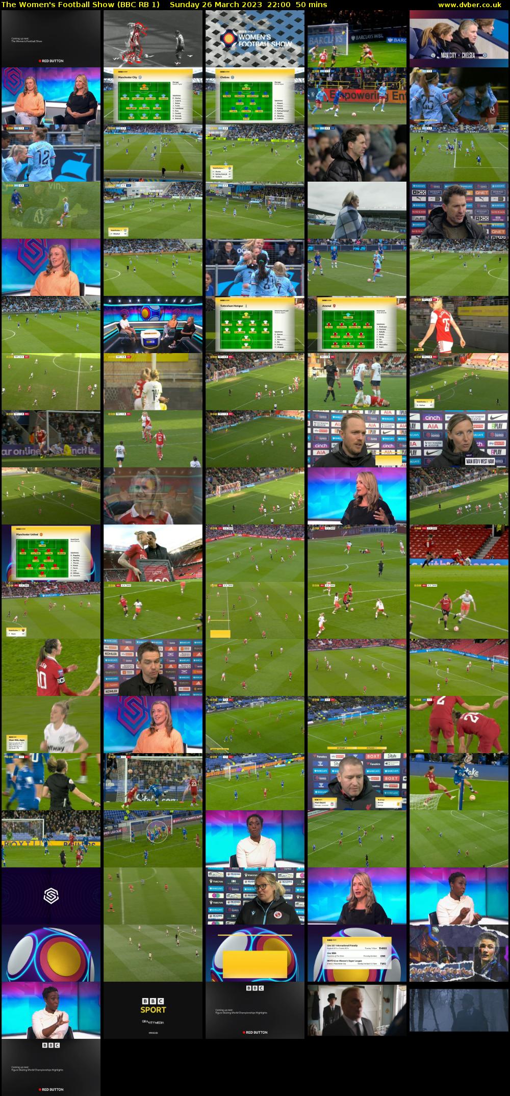 The Women's Football Show (BBC RB 1) Sunday 26 March 2023 22:00 - 22:50