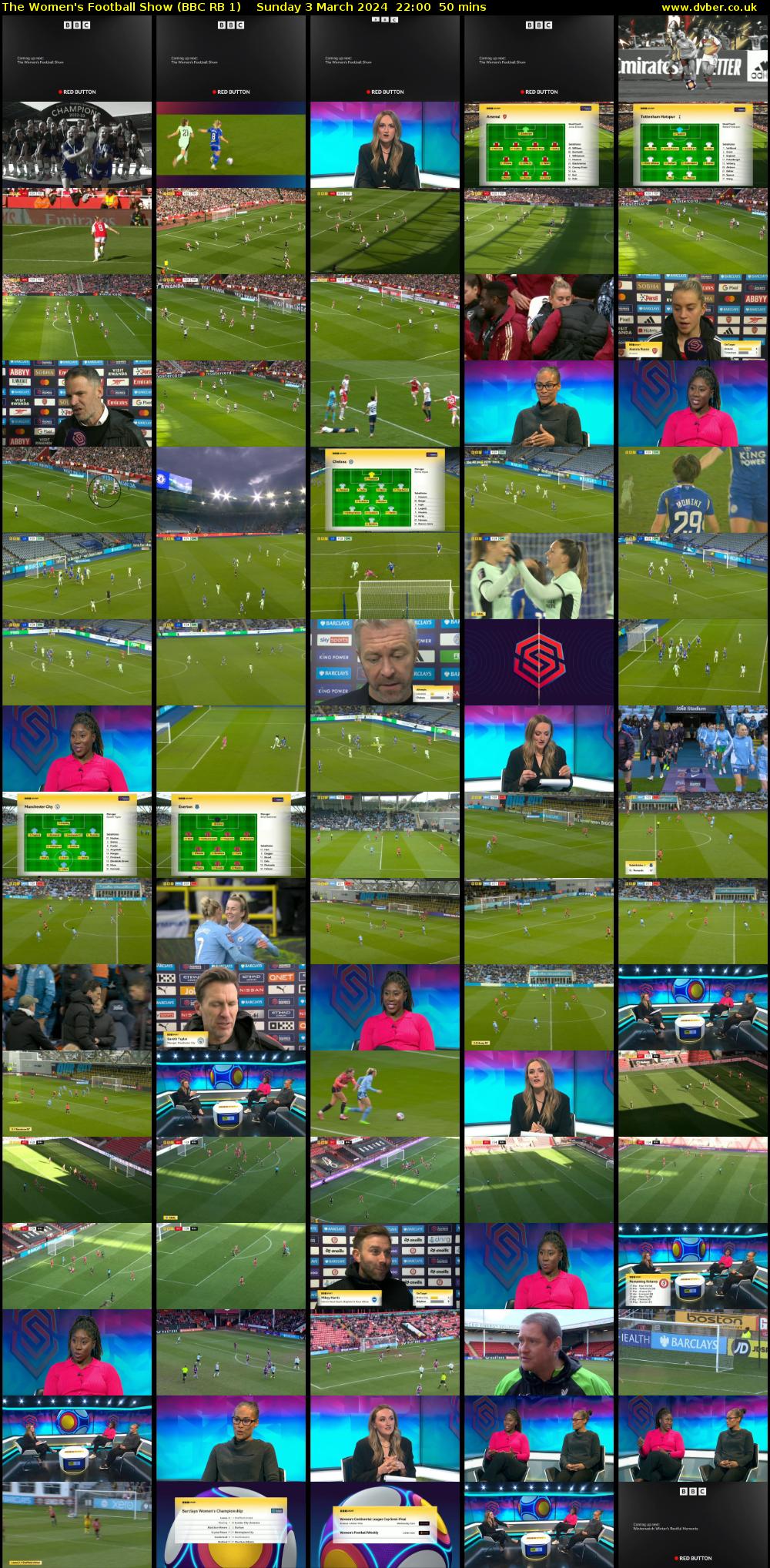 The Women's Football Show (BBC RB 1) Sunday 3 March 2024 22:00 - 22:50