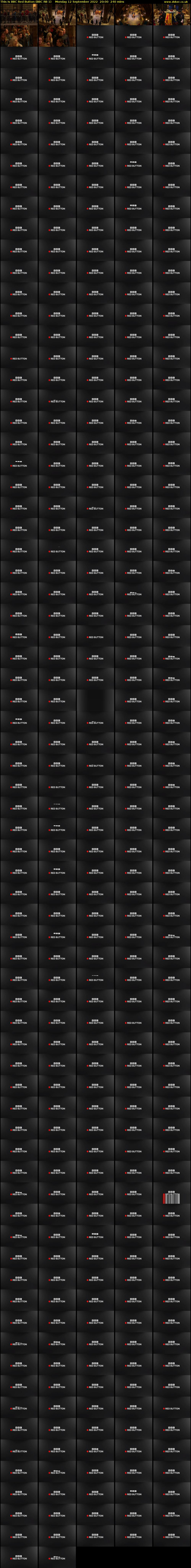 This is BBC Red Button (BBC RB 1) Monday 12 September 2022 20:00 - 00:00
