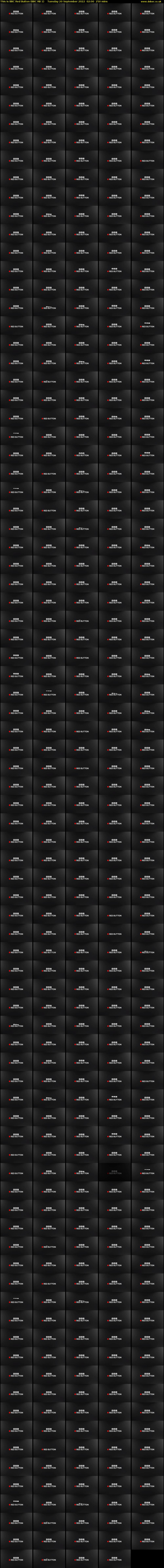 This is BBC Red Button (BBC RB 1) Tuesday 20 September 2022 02:00 - 06:10