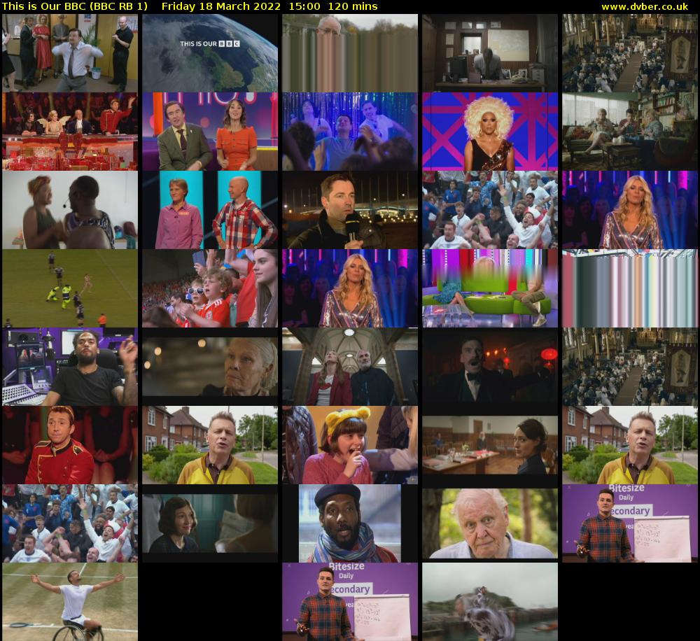 This is Our BBC (BBC RB 1) Friday 18 March 2022 15:00 - 17:00