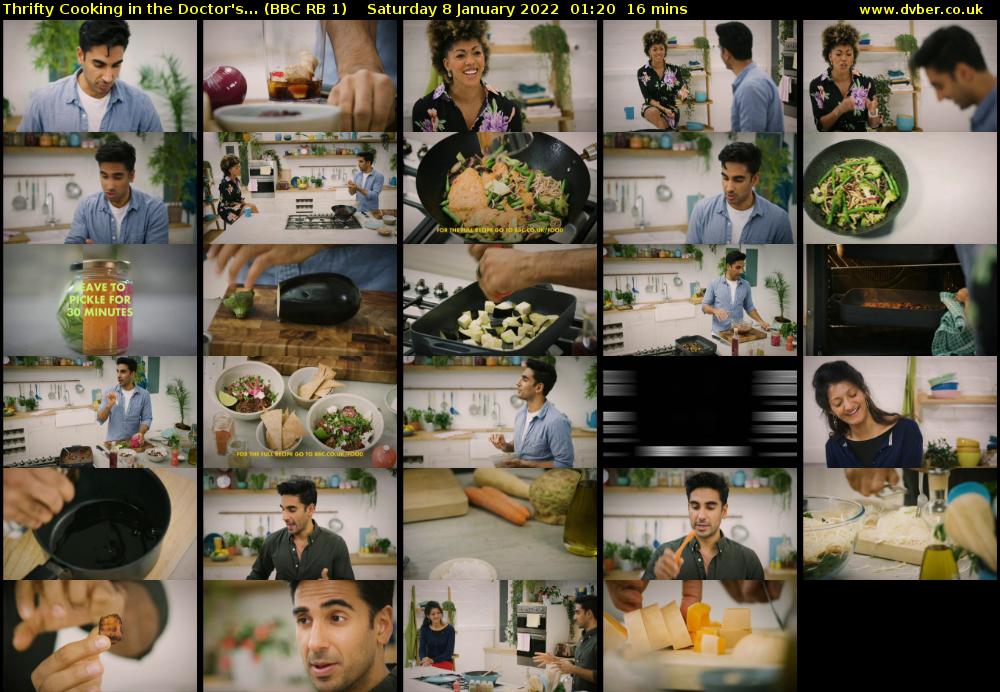Thrifty Cooking in the Doctor's... (BBC RB 1) Saturday 8 January 2022 01:20 - 01:36