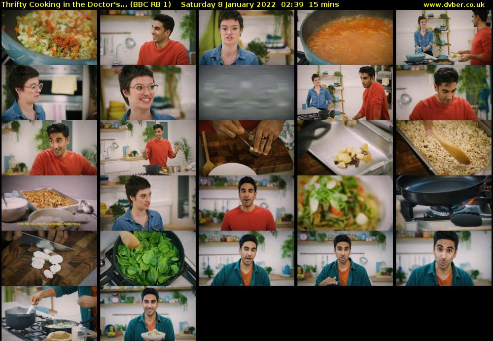 Thrifty Cooking in the Doctor's... (BBC RB 1) Saturday 8 January 2022 02:39 - 02:54