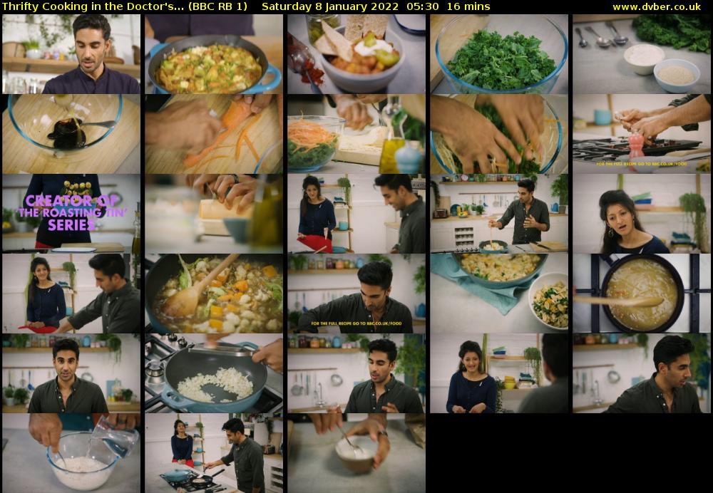 Thrifty Cooking in the Doctor's... (BBC RB 1) Saturday 8 January 2022 05:30 - 05:46