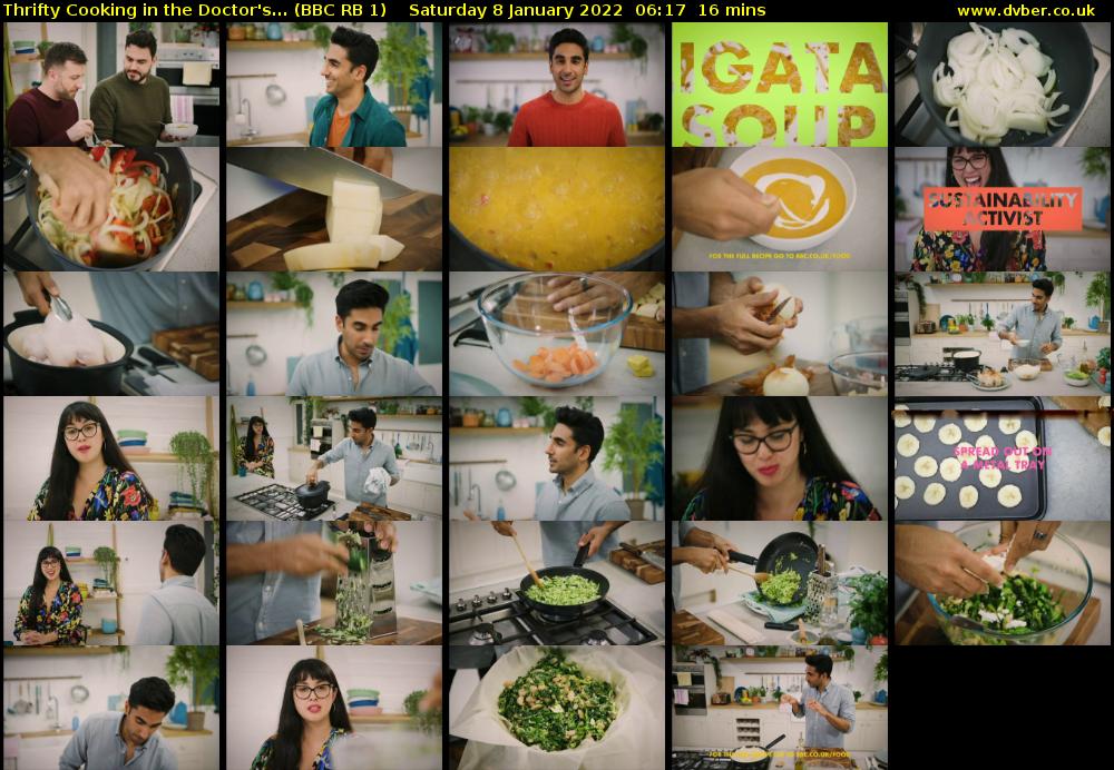 Thrifty Cooking in the Doctor's... (BBC RB 1) Saturday 8 January 2022 06:17 - 06:33