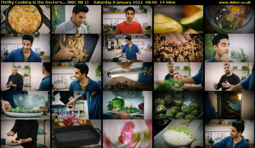 Thrifty Cooking in the Doctor's... (BBC RB 1) Saturday 8 January 2022 08:06 - 08:20