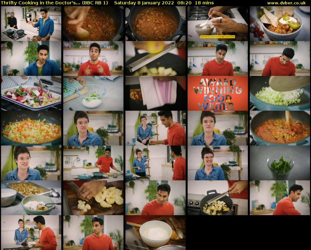 Thrifty Cooking in the Doctor's... (BBC RB 1) Saturday 8 January 2022 08:20 - 08:38