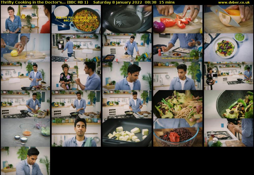 Thrifty Cooking in the Doctor's... (BBC RB 1) Saturday 8 January 2022 08:38 - 08:53