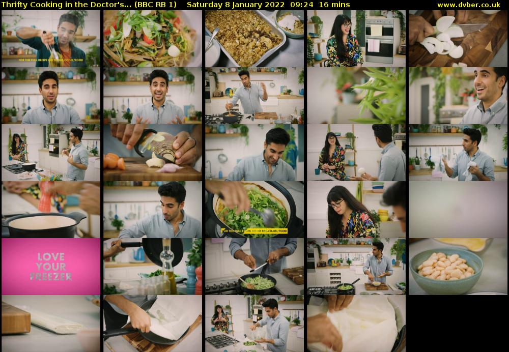 Thrifty Cooking in the Doctor's... (BBC RB 1) Saturday 8 January 2022 09:24 - 09:40