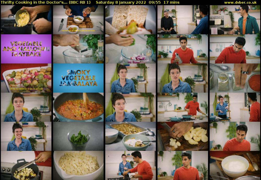 Thrifty Cooking in the Doctor's... (BBC RB 1) Saturday 8 January 2022 09:55 - 10:12