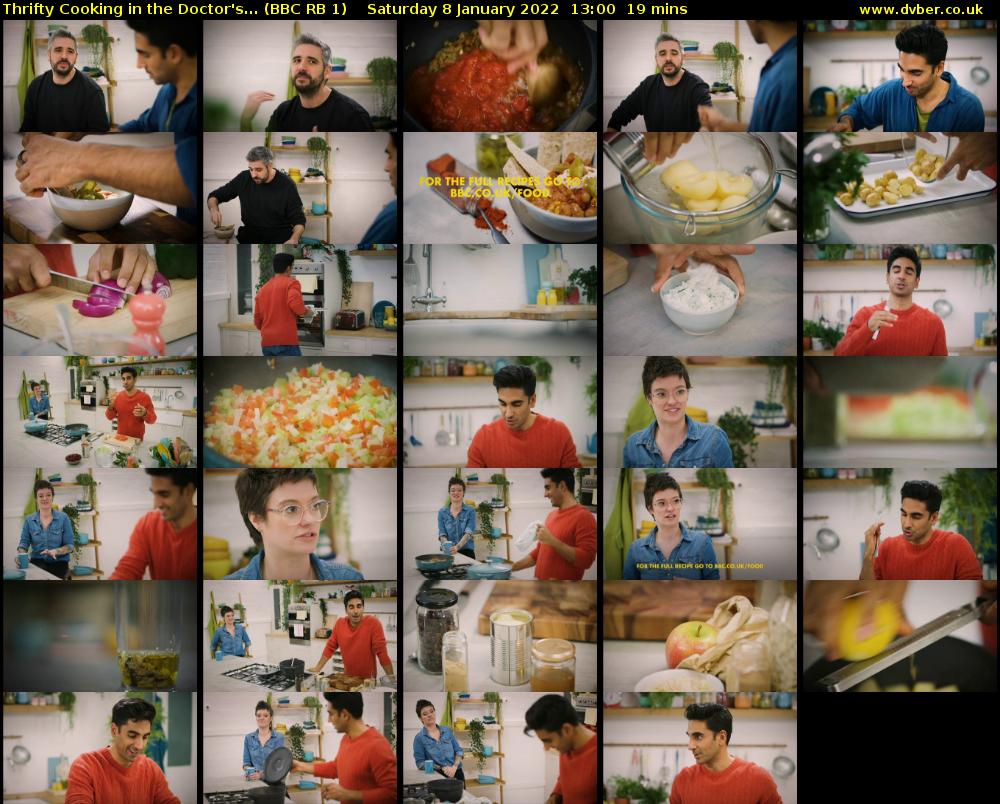 Thrifty Cooking in the Doctor's... (BBC RB 1) Saturday 8 January 2022 13:00 - 13:19