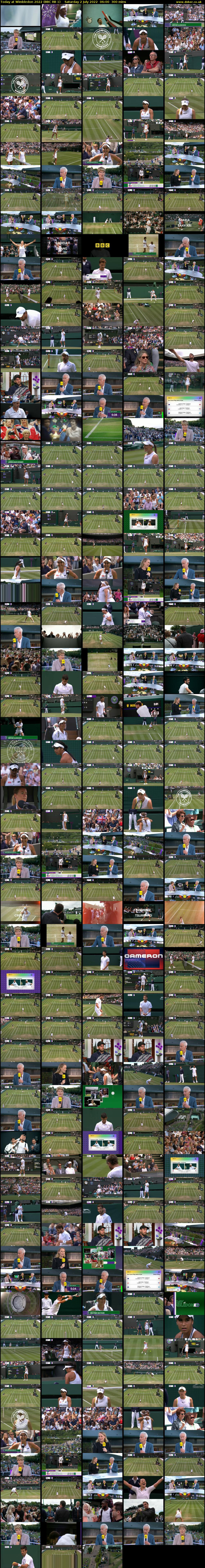 Today at Wimbledon 2022 (BBC RB 1) Saturday 2 July 2022 06:00 - 11:00