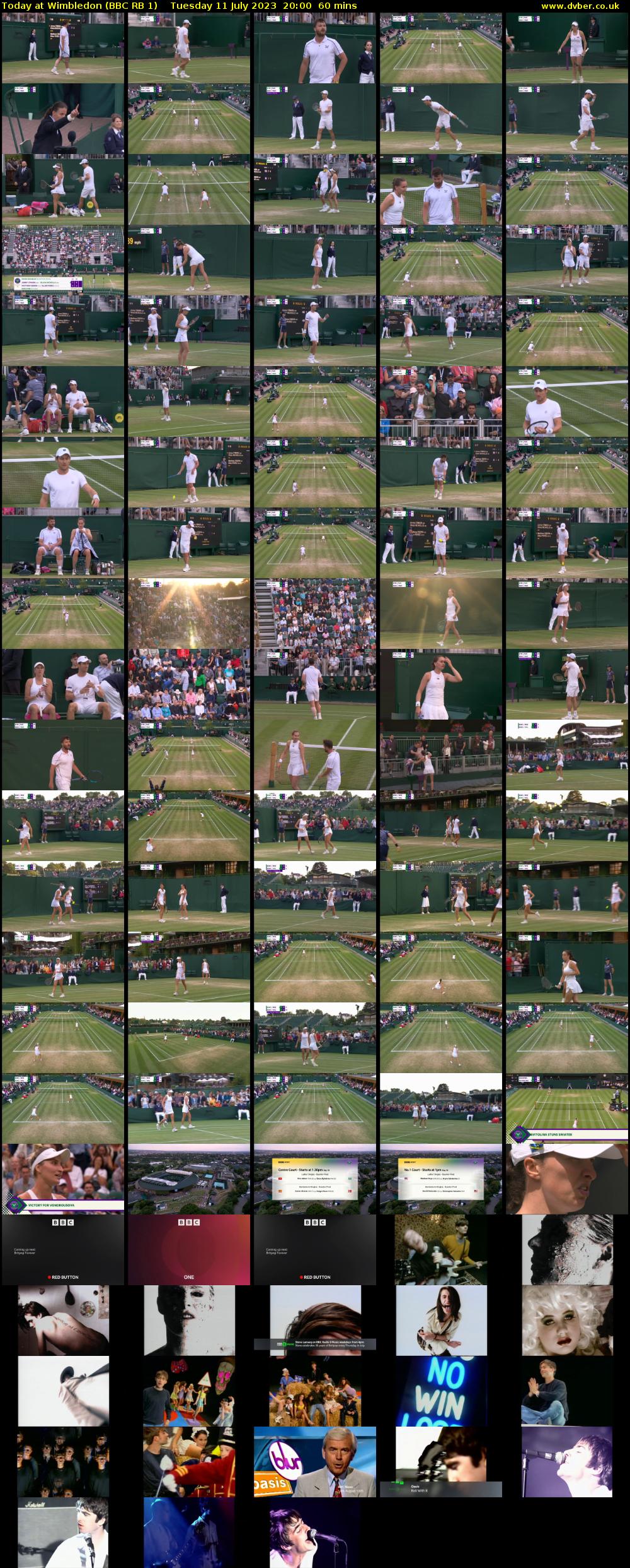 Today at Wimbledon (BBC RB 1) Tuesday 11 July 2023 20:00 - 21:00