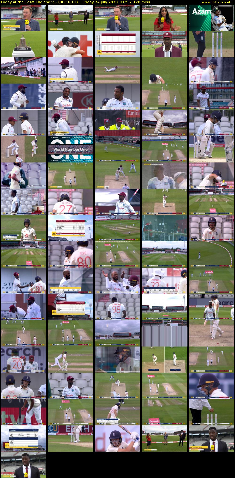 Today at the Test: England v... (BBC RB 1) Friday 24 July 2020 21:55 - 23:55