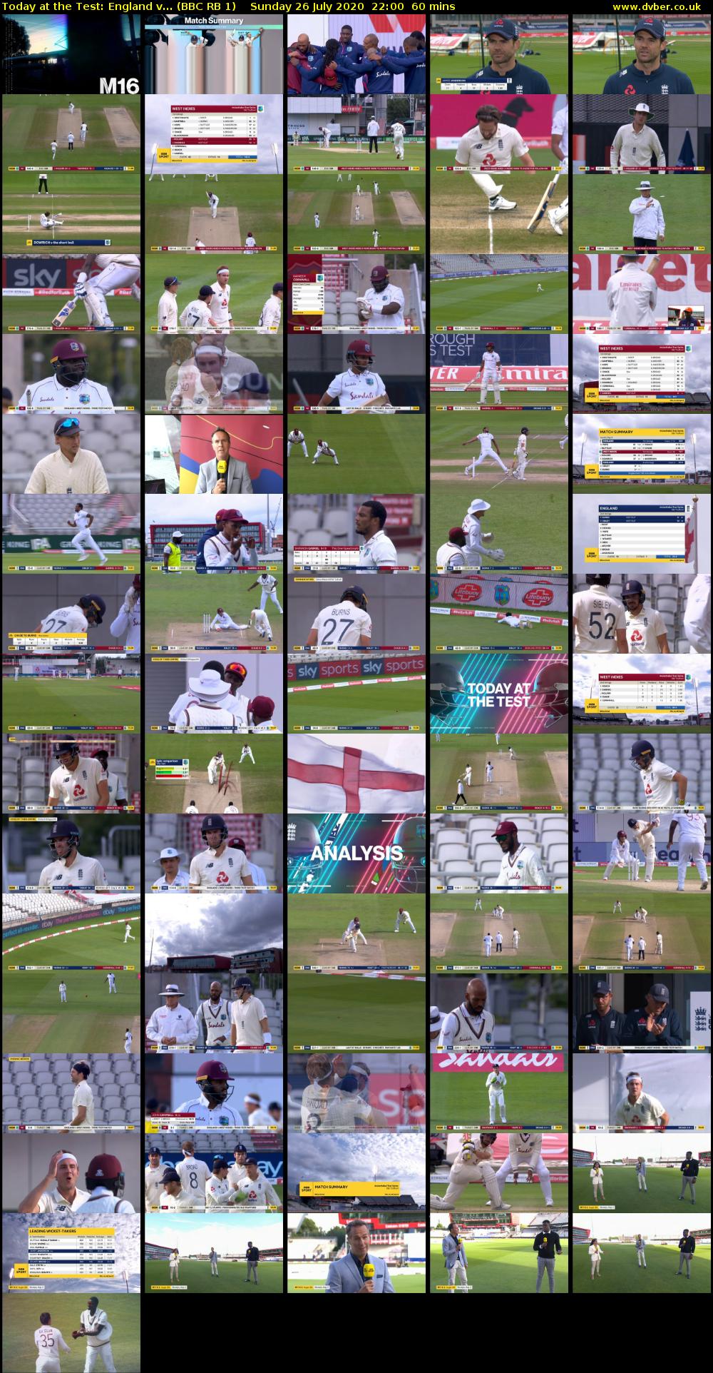 Today at the Test: England v... (BBC RB 1) Sunday 26 July 2020 22:00 - 23:00