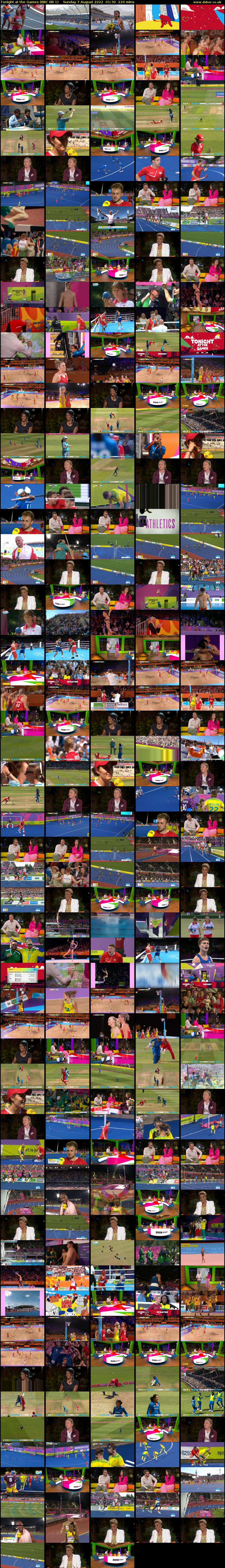 Tonight at the Games (BBC RB 1) Sunday 7 August 2022 01:30 - 05:10