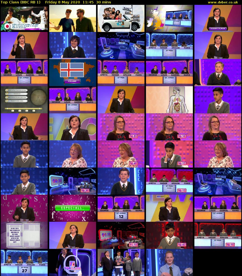 Top Class (BBC RB 1) Friday 8 May 2020 11:45 - 12:15