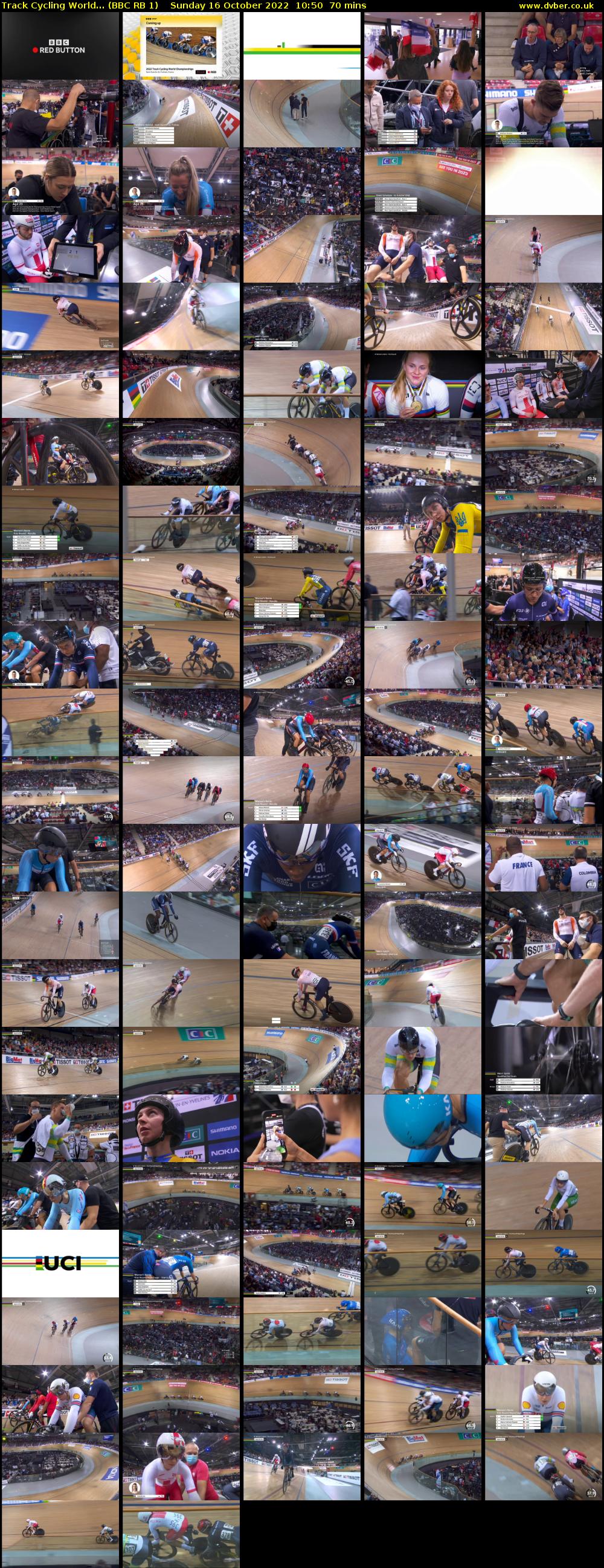 Track Cycling World... (BBC RB 1) Sunday 16 October 2022 10:50 - 12:00