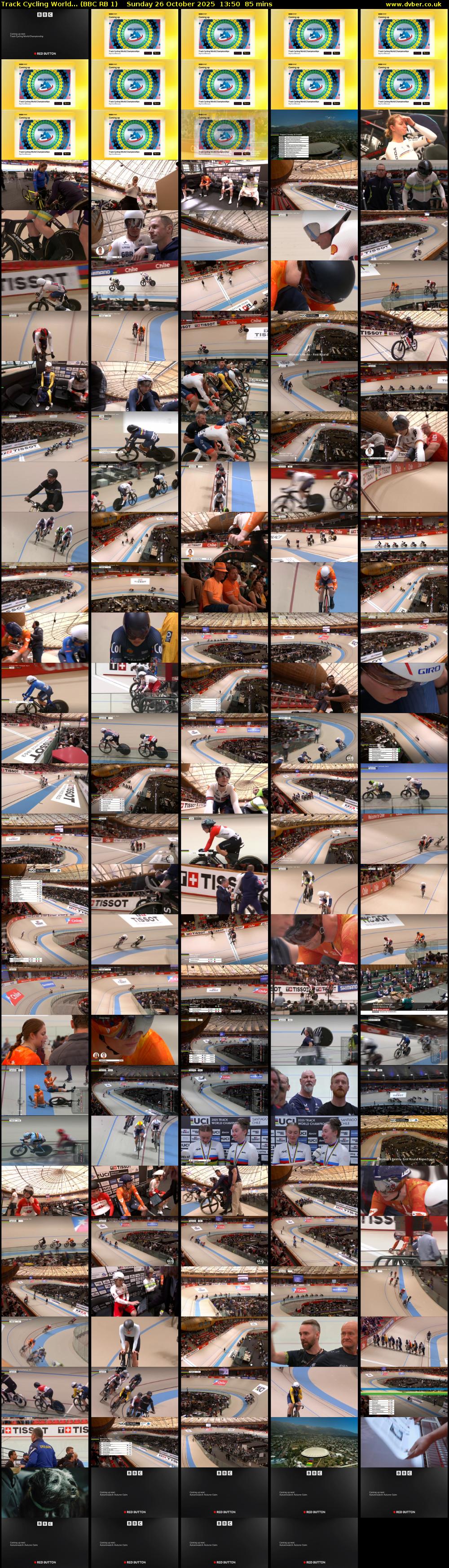 Track Cycling World... (BBC RB 1) Sunday 26 October 2025 13:50 - 15:15