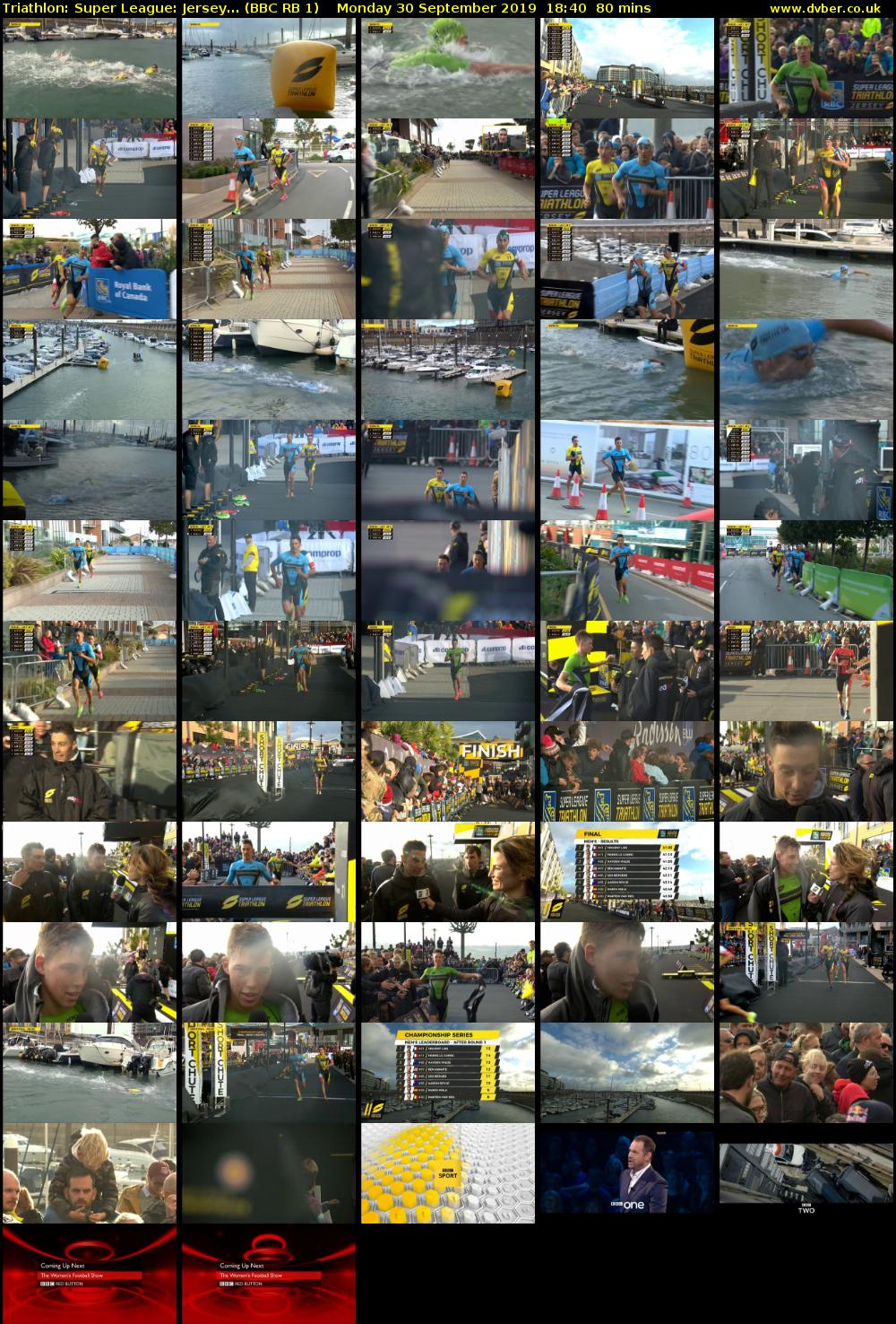 Triathlon: Super League: Jersey... (BBC RB 1) Monday 30 September 2019 18:40 - 20:00
