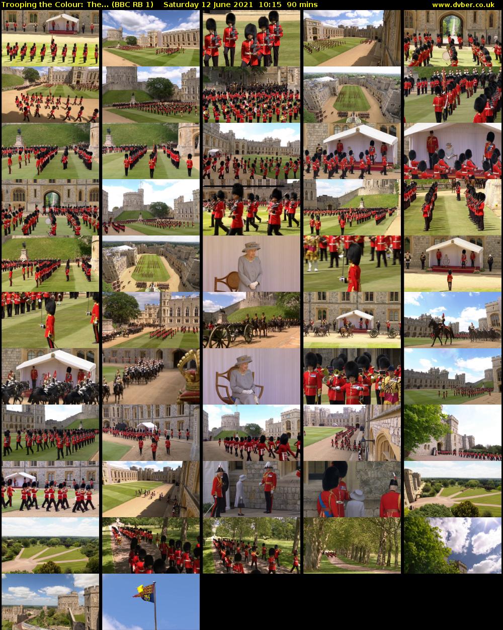 Trooping the Colour: The... (BBC RB 1) Saturday 12 June 2021 10:15 - 11:45