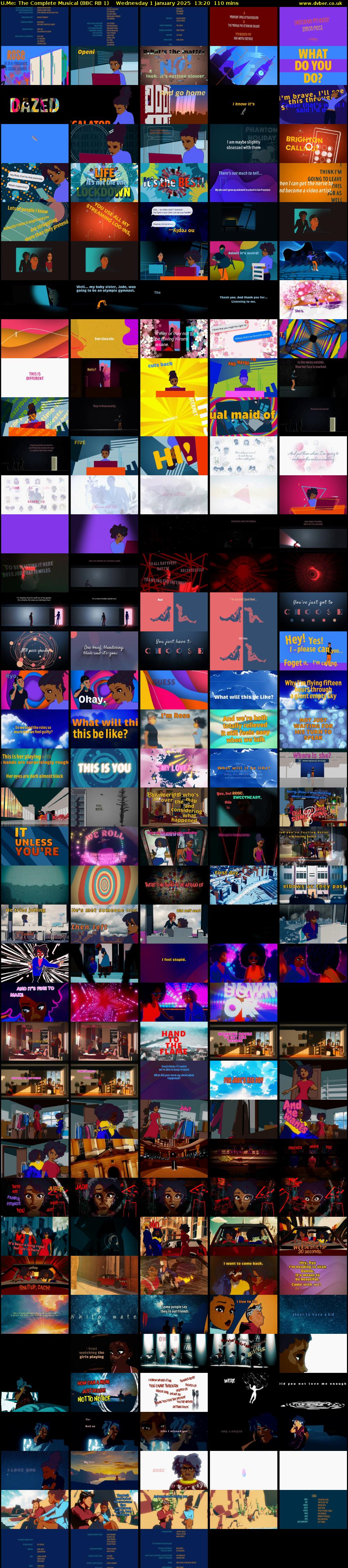 U.Me: The Complete Musical (BBC RB 1) Wednesday 1 January 2025 13:20 - 15:10