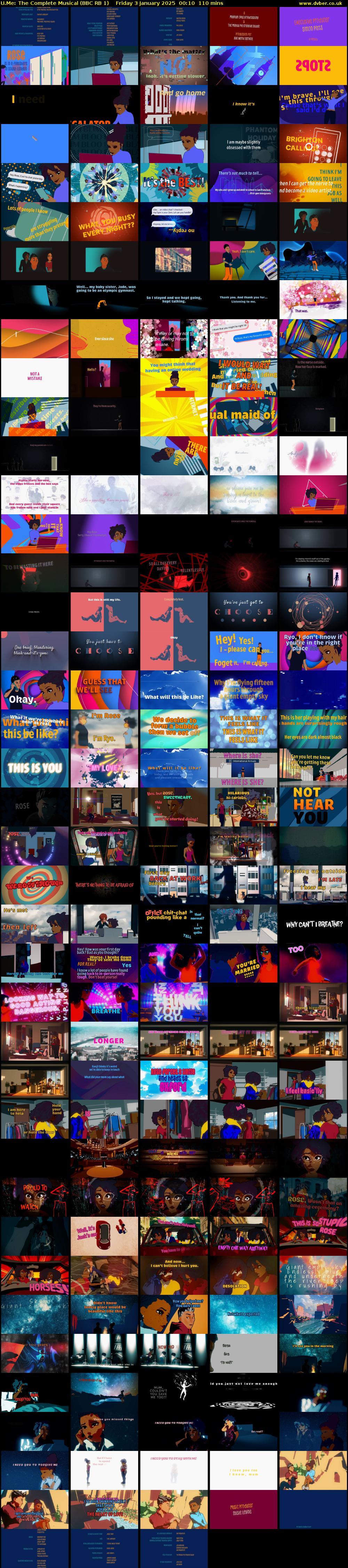 U.Me: The Complete Musical (BBC RB 1) Friday 3 January 2025 00:10 - 02:00