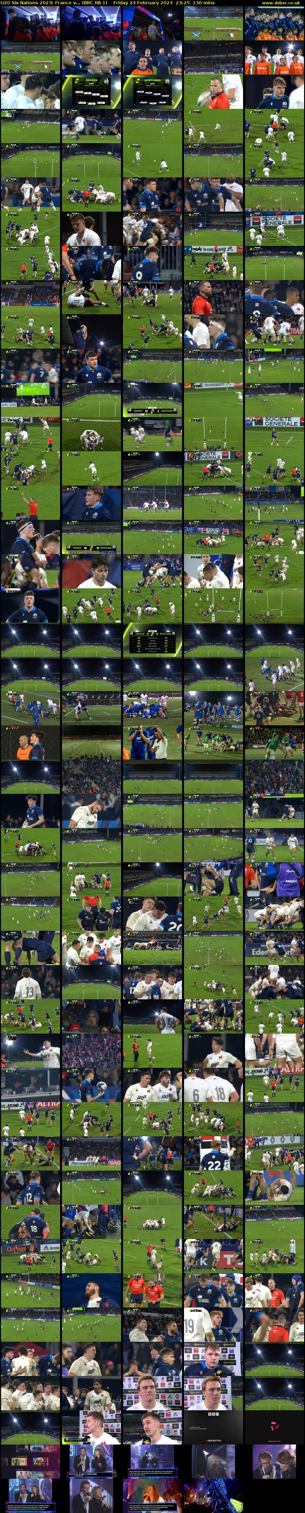 U20 Six Nations 2023: France v... (BBC RB 1) Friday 24 February 2023 23:25 - 01:35