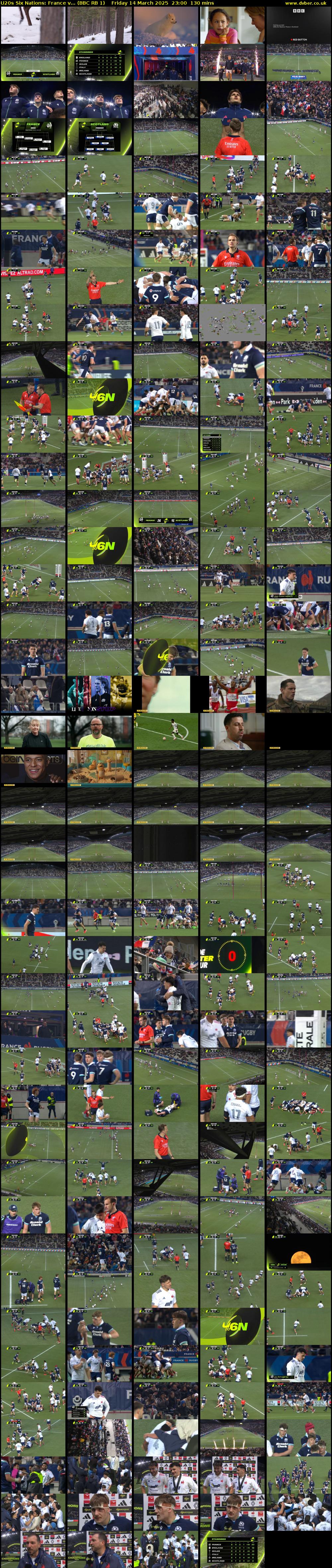 U20s Six Nations: France v... (BBC RB 1) Friday 14 March 2025 23:00 - 01:10