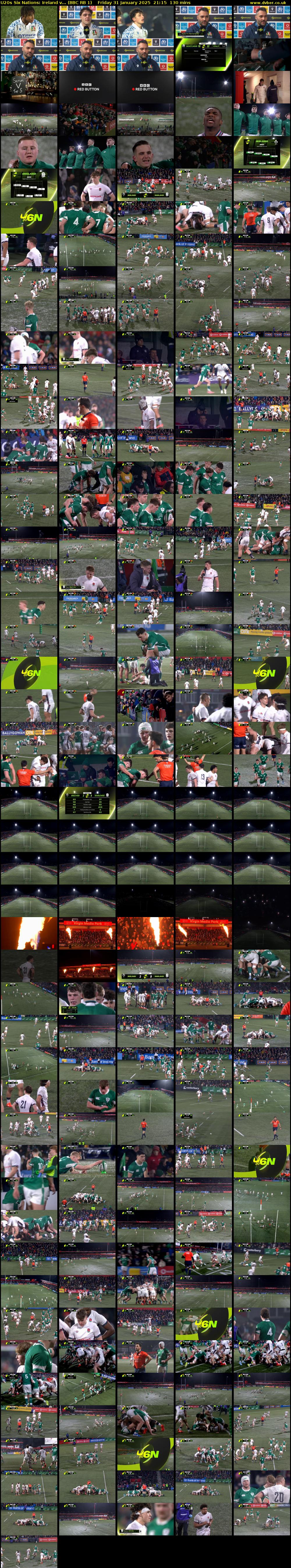U20s Six Nations: Ireland v... (BBC RB 1) Friday 31 January 2025 21:15 - 23:25