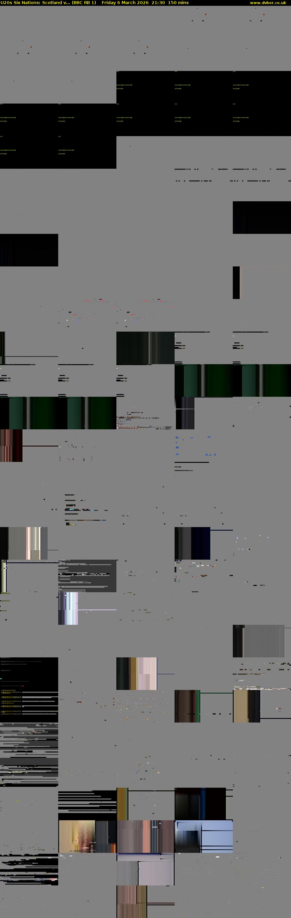 U20s Six Nations: Scotland v... (BBC RB 1) Friday 6 March 2026 21:30 - 00:00