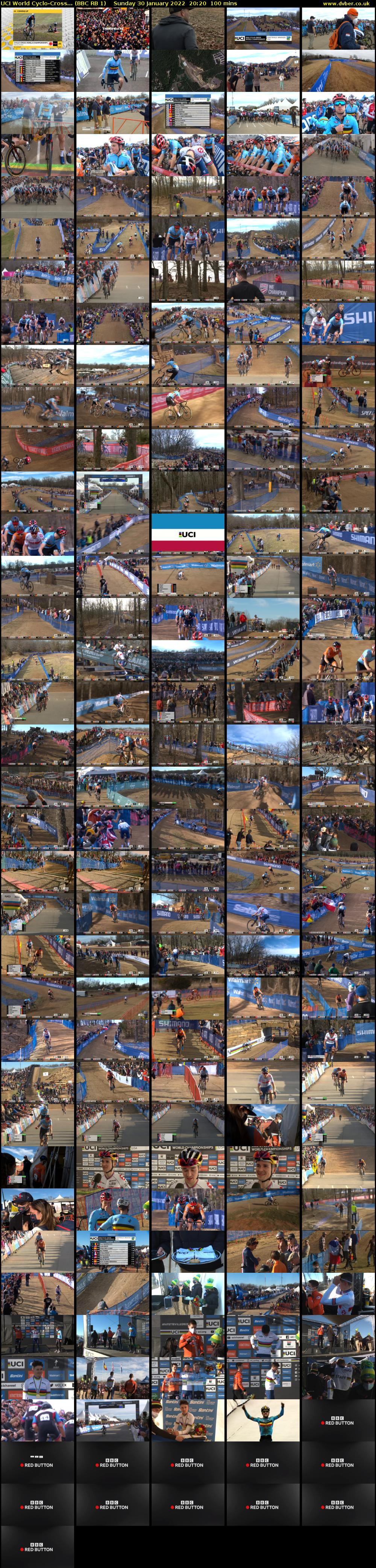 UCI World Cyclo-cross... (BBC RB 1) Sunday 30 January 2022 20:20 - 22:00