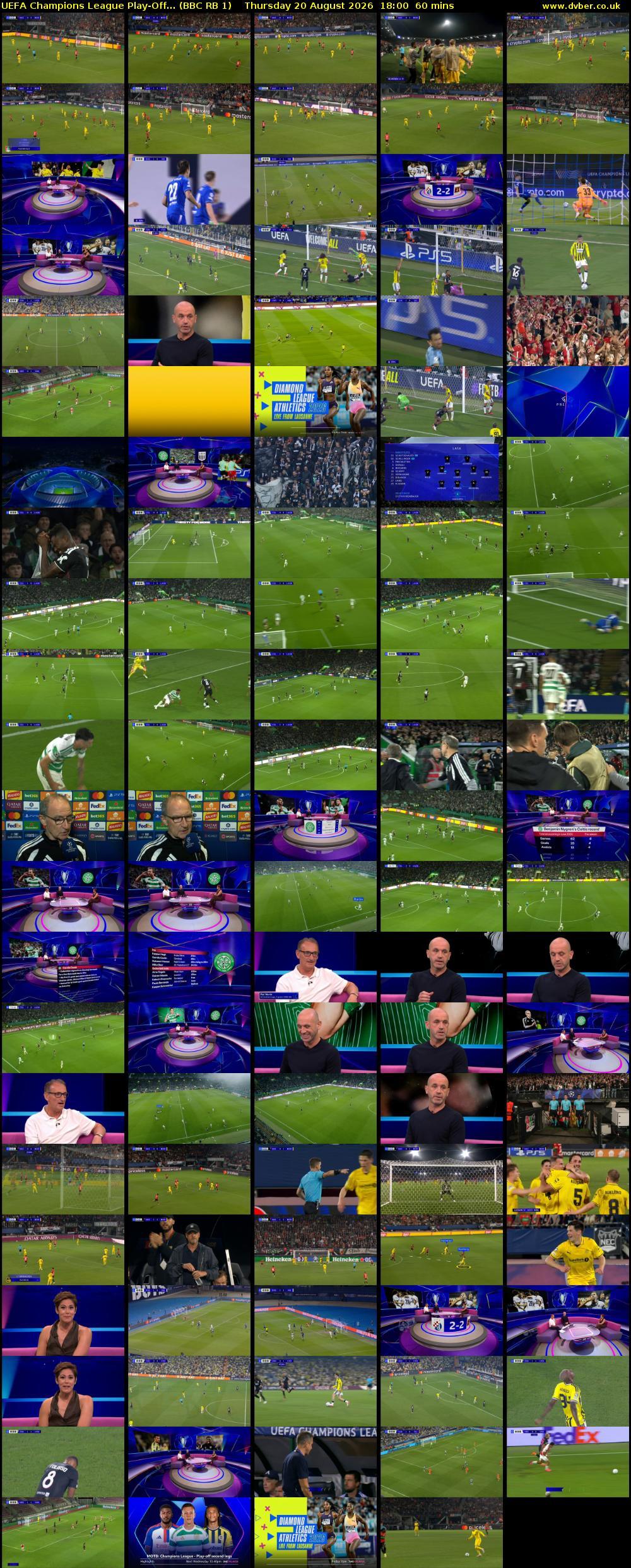 UEFA Champions League Play-Off... (BBC RB 1) Thursday 20 August 2026 18:00 - 19:00