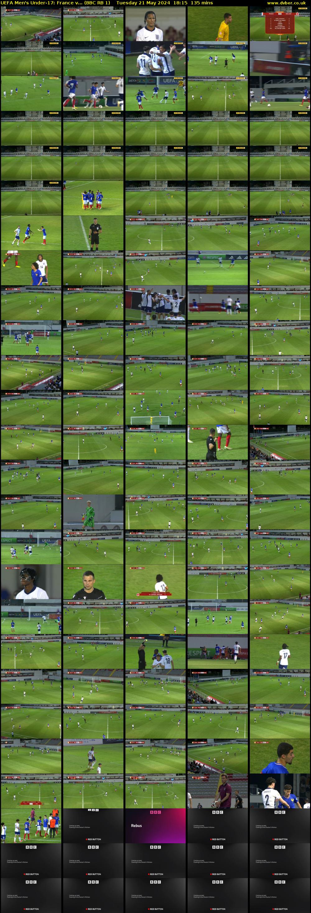 UEFA Men's Under-17: France v... (BBC RB 1) Tuesday 21 May 2024 18:15 - 20:30