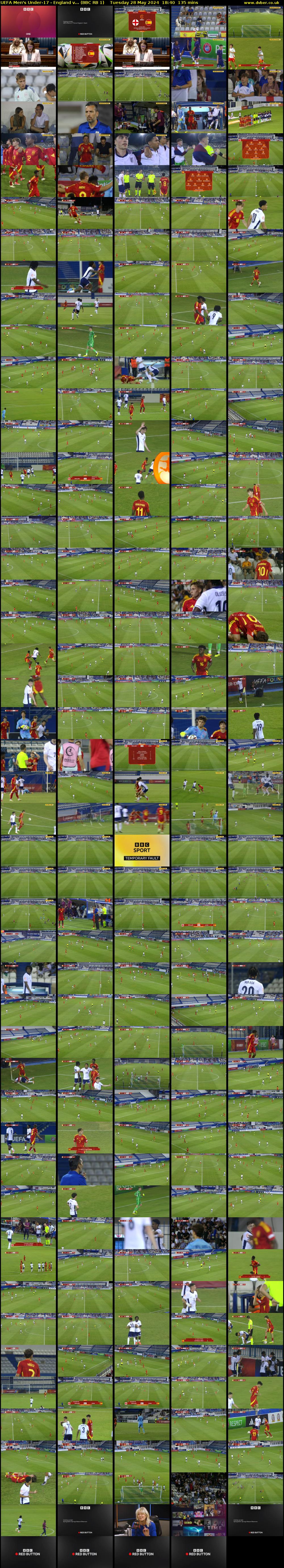 UEFA Men's Under-17 - England v... (BBC RB 1) Tuesday 28 May 2024 18:40 - 20:55