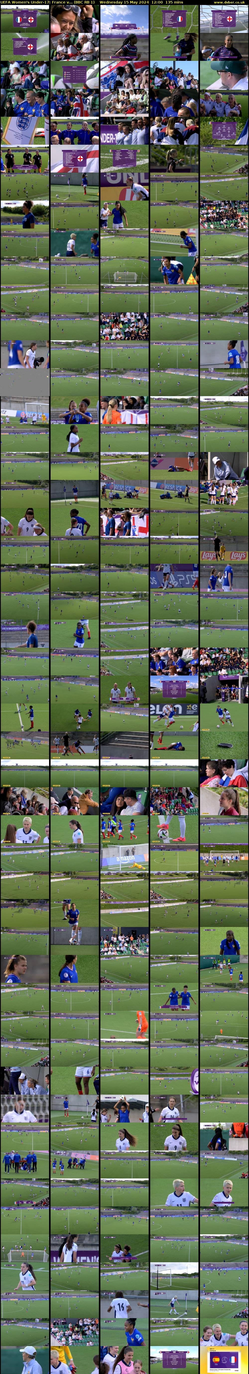 UEFA Women's Under-17: France v... (BBC RB 1) Wednesday 15 May 2024 12:00 - 14:15