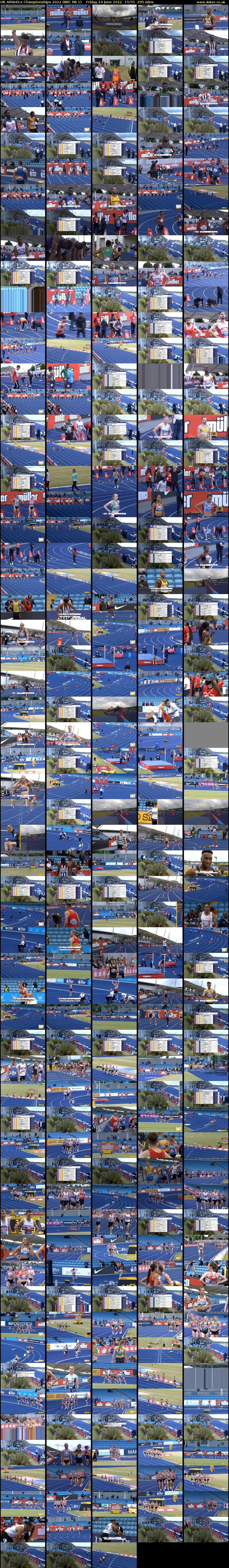 UK Athletics Championships 2022 (BBC RB 1) Friday 24 June 2022 15:55 - 20:50