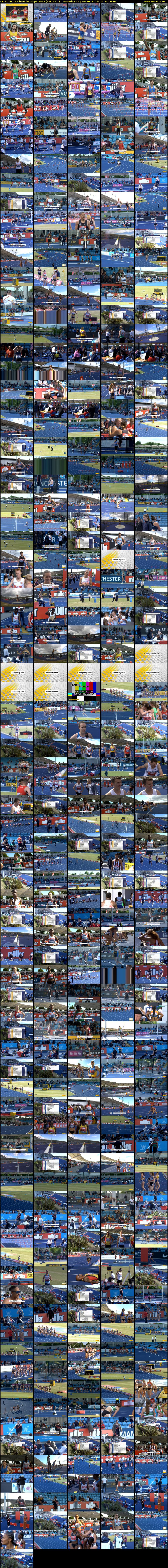 UK Athletics Championships 2022 (BBC RB 1) Saturday 25 June 2022 13:15 - 19:00