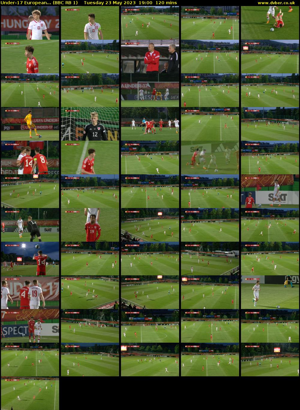 Under-17 European... (BBC RB 1) Tuesday 23 May 2023 19:00 - 21:00