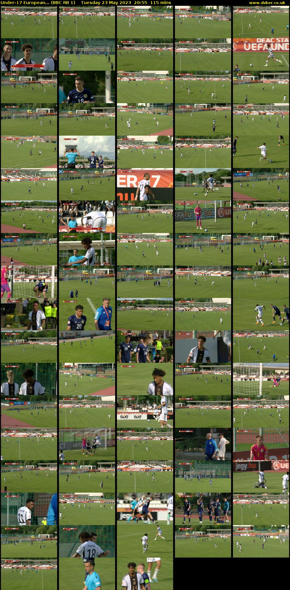Under-17 European... (BBC RB 1) Tuesday 23 May 2023 20:55 - 22:50