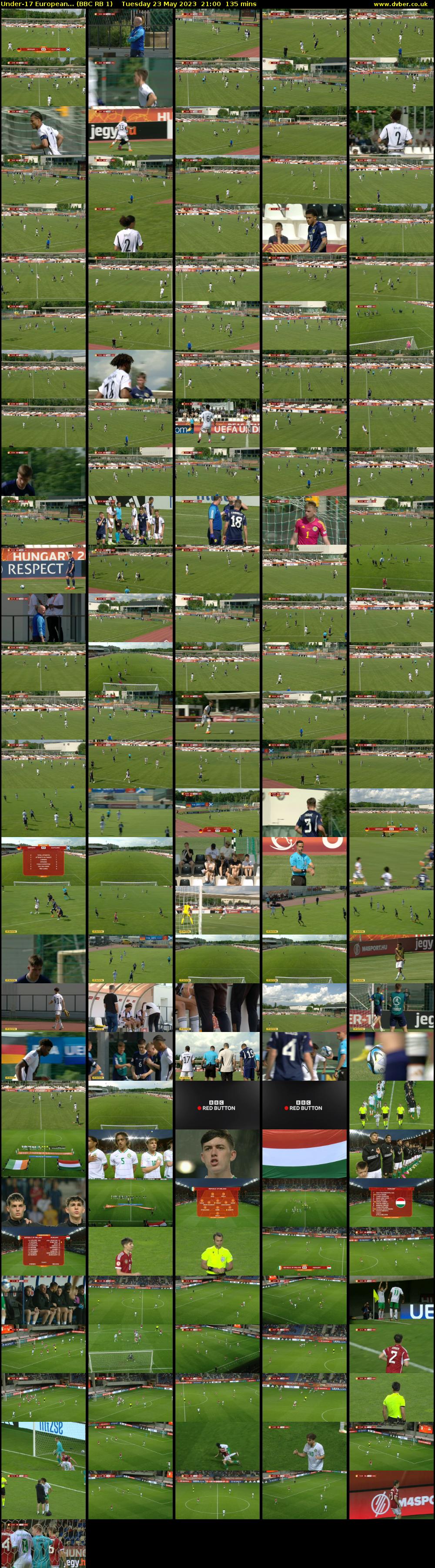 Under-17 European... (BBC RB 1) Tuesday 23 May 2023 21:00 - 23:15