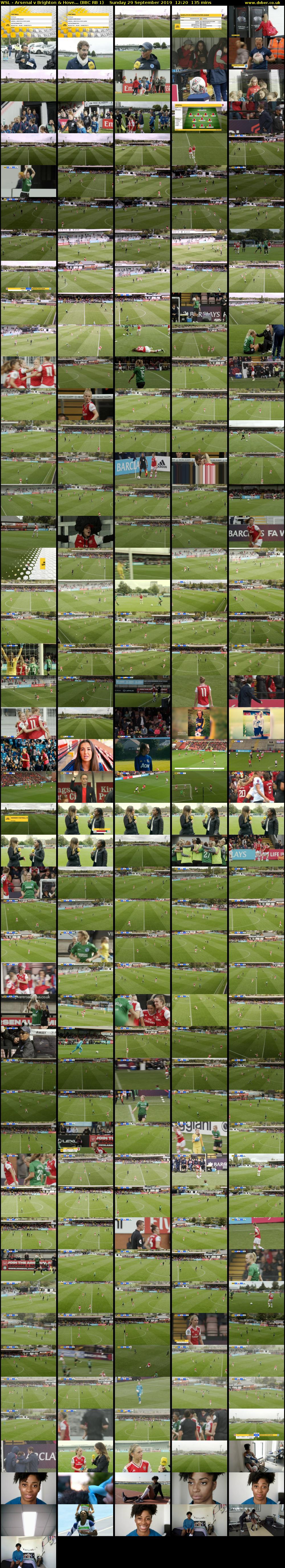 WSL - Arsenal v Brighton & Hove... (BBC RB 1) Sunday 29 September 2019 12:20 - 14:35