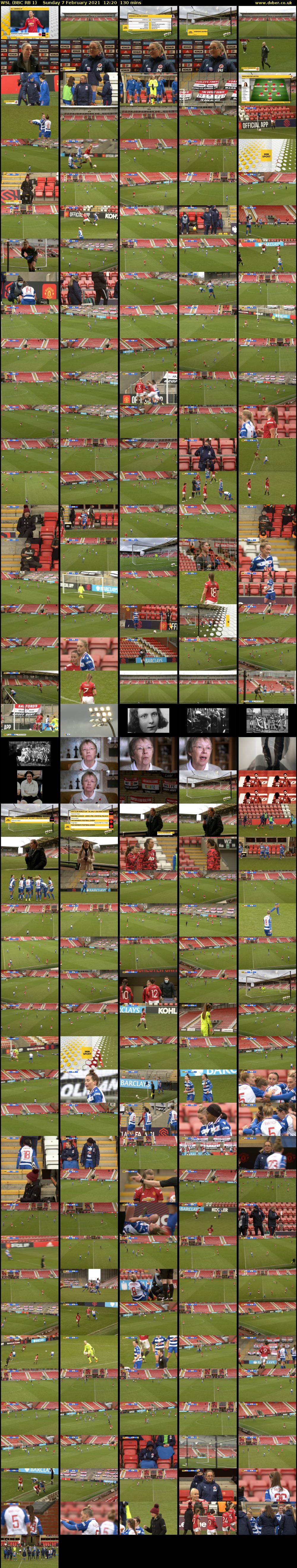 WSL (BBC RB 1) Sunday 7 February 2021 12:20 - 14:30