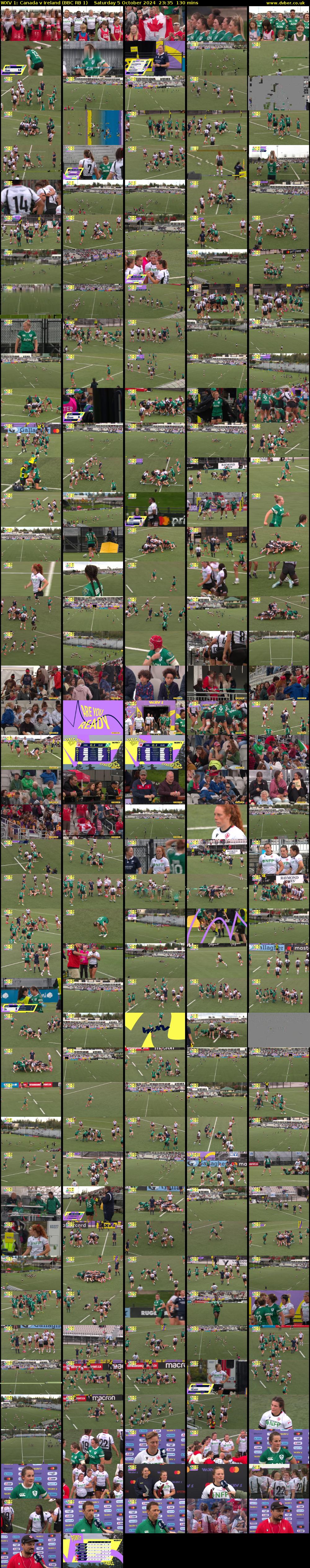 WXV 1: Canada v Ireland (BBC RB 1) Saturday 5 October 2024 23:35 - 01:45
