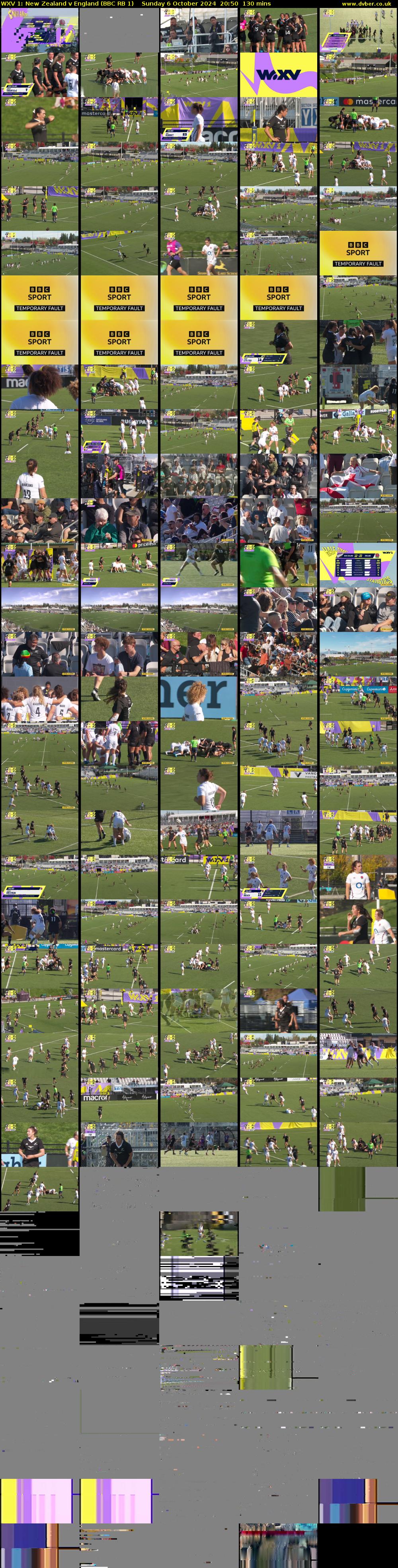 WXV 1: New Zealand v England (BBC RB 1) Sunday 6 October 2024 20:50 - 23:00