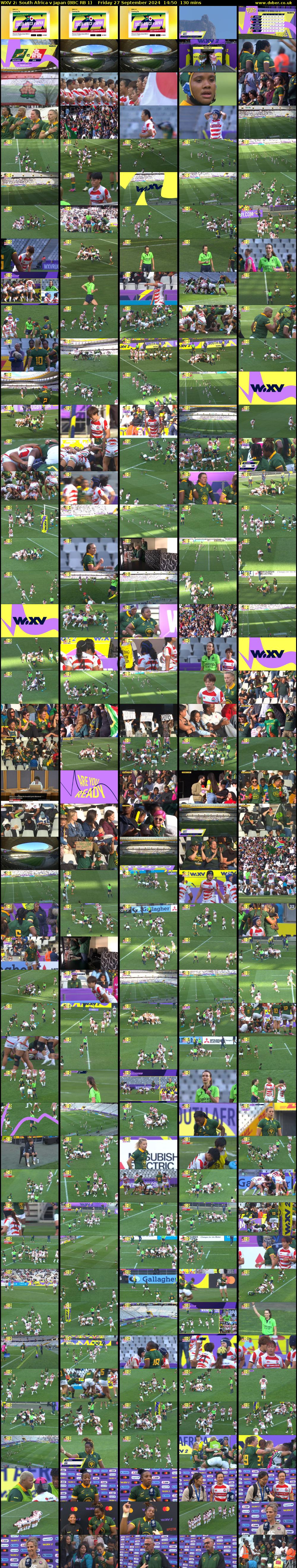 WXV 2: South Africa v Japan (BBC RB 1) Friday 27 September 2024 14:50 - 17:00