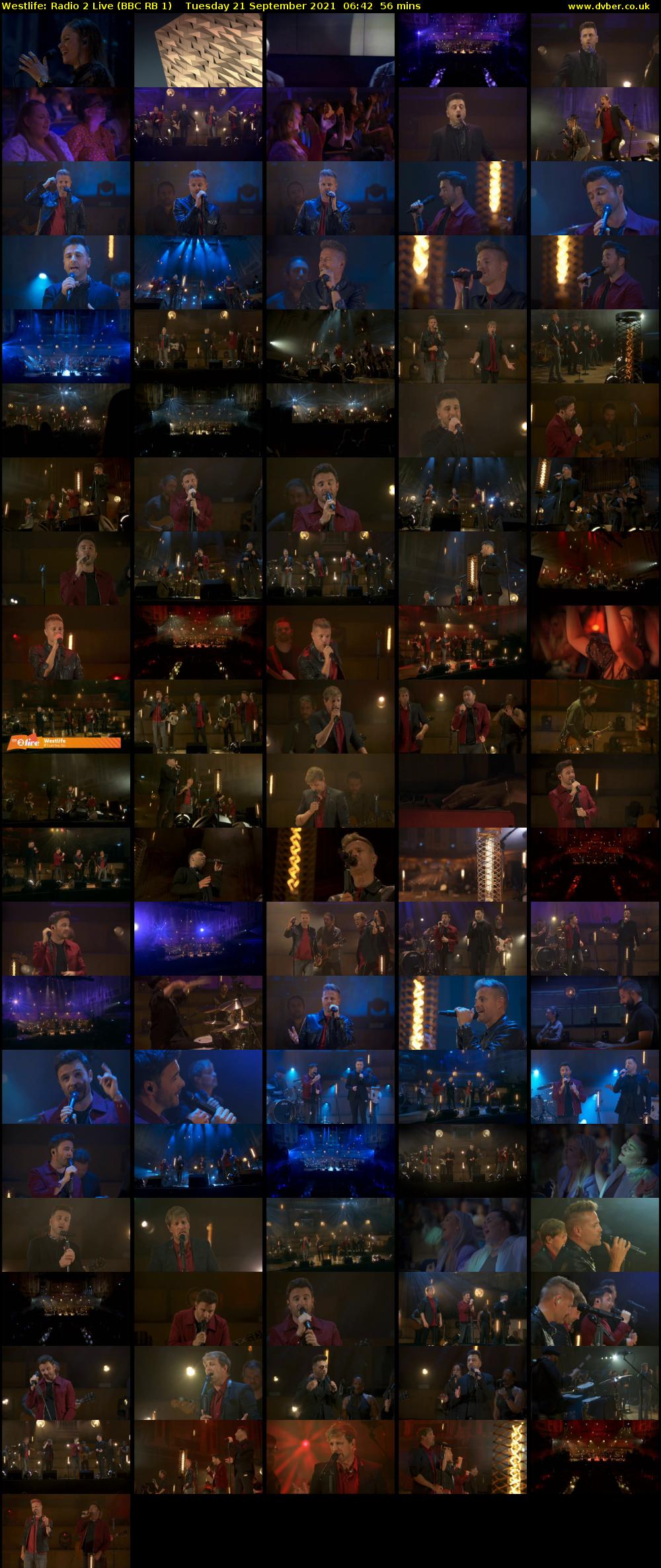 Westlife: Radio 2 Live (BBC RB 1) Tuesday 21 September 2021 06:42 - 07:38