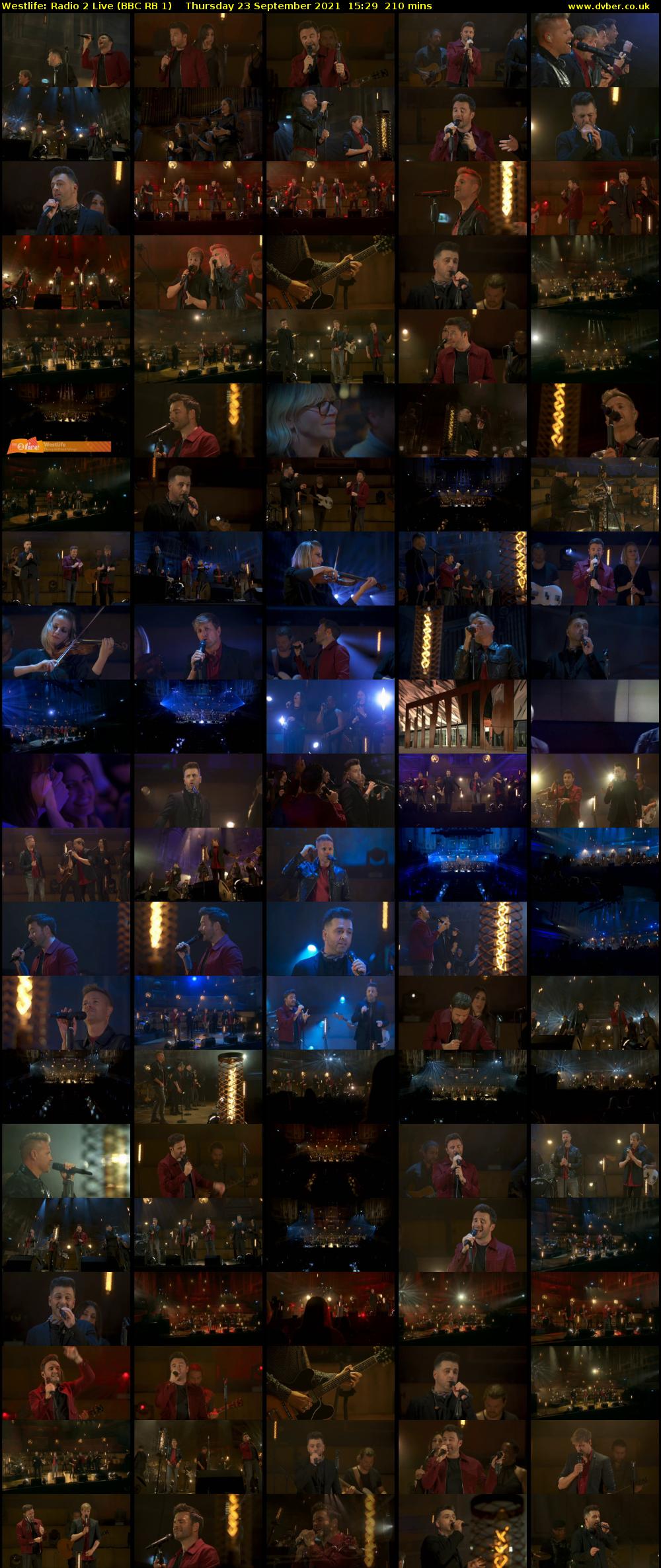Westlife: Radio 2 Live (BBC RB 1) Thursday 23 September 2021 15:29 - 18:59
